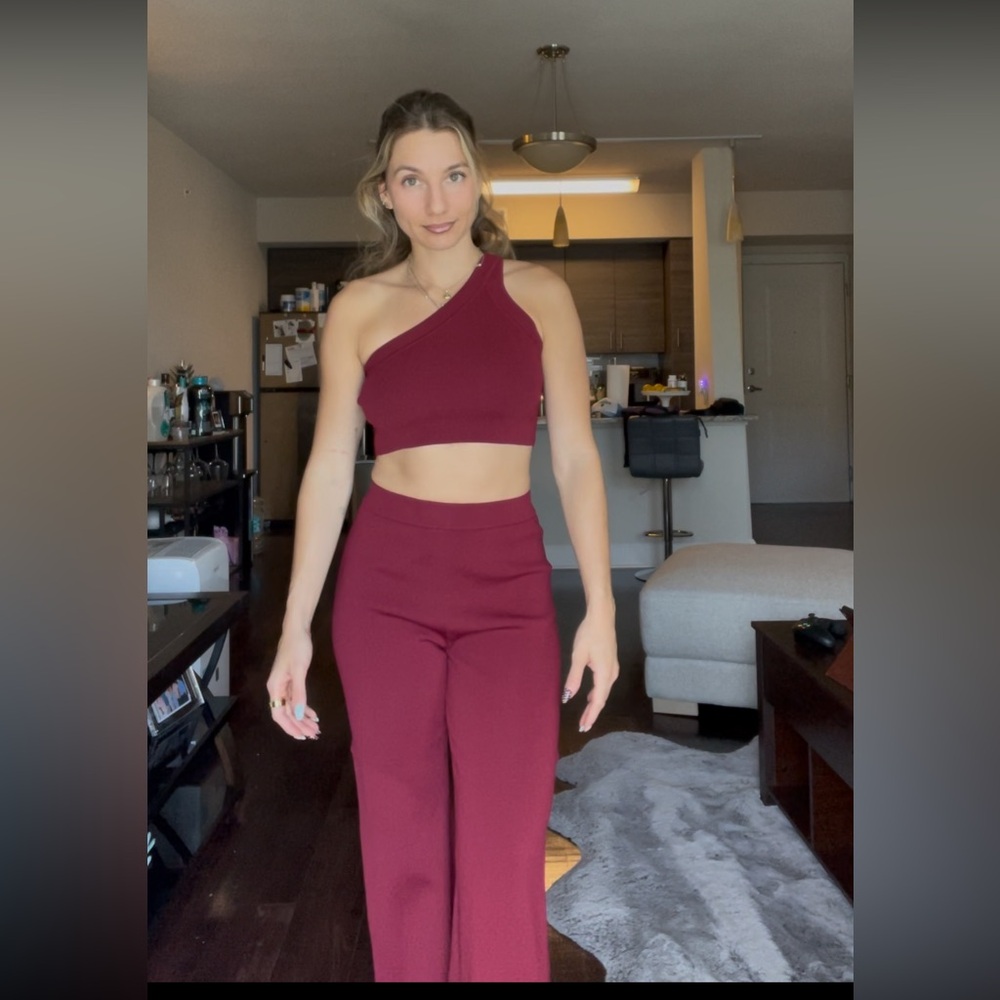 Free people Set dark red